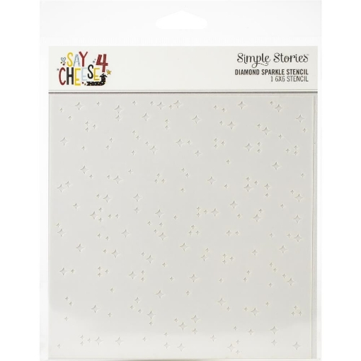 Picture of Simple Stories Στένσιλ 6"X6" - Say Cheese, Diamond Sparkle