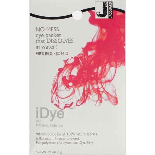 Picture of Jacquard iDye Fabric Dye Βαφή για Φυσικά Υφάσματα 14g - Fire Red