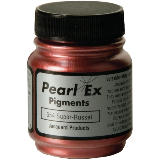 Picture of 🪄 Jacquard PearlEx Powdered Pigment 21g - Super Russet – Mica Χρωστική σε Σκόνη σε Μεταλλικό Κοκκινωπό-Χάλκινο Φινίρισμα