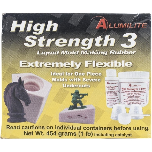Picture of Alumilite High Strength 3 Liquid Mold Making Rubber 1lb - Kit Κατασκευής Καλουπιών