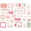 Picture of Echo Park Cardstock Ephemera Διακοσμητικά Die-cuts - Welcome Baby Girl, Icons, 33τεμ