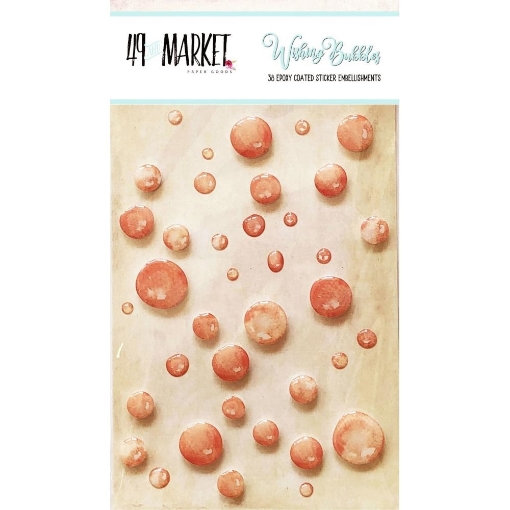 Picture of 49 And Market Wishing Bubbles – Crush | Διαστατικά Εποξικά Αυτοκόλλητα Διακοσμητικά (38 τεμ.)
