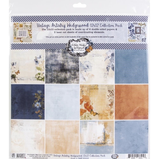 Picture of 49 And Market Collection Pack 12"X12" Συλλογή Scrapbooking  - Vintage Artistry Wedgewood
