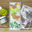Picture of Crafter's Workshop Slimline Στένσιλ 4"X9" - Gentle Leaves