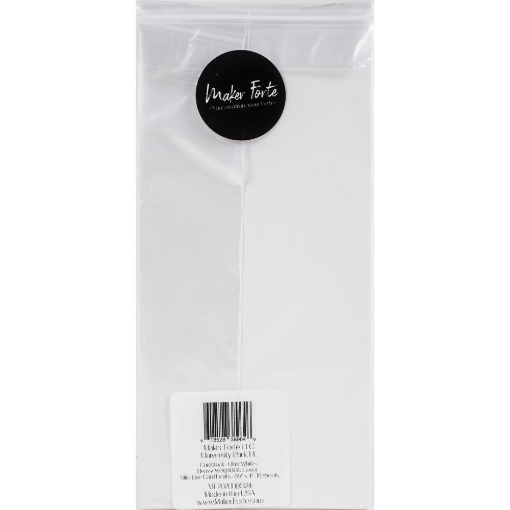 Picture of Maker Forte Slimline Cover Cardstock 8.5"X4" - Ultra White