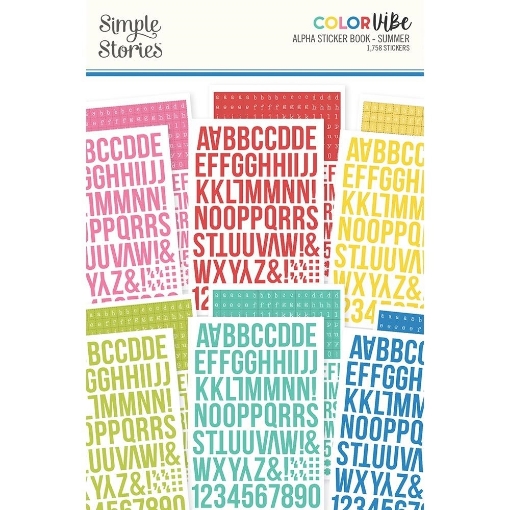 Picture of Simple Stories Color Vibe Alpha Μπλοκ με Αυτοκόλλητα - Summer