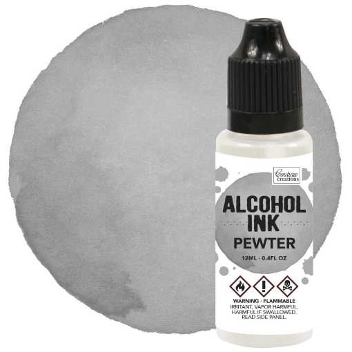 Picture of Couture Creations Alcohol Ink | Μελάνι Οινοπνεύματος 12ml - Pewter