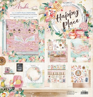 Picture of Asuka Studio Χαρτιά Scrapbooking Διπλής Όψης 12''x12'' - Happy Place