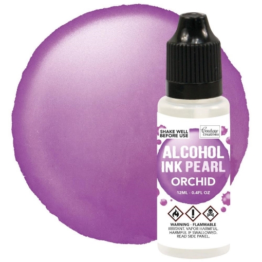 Picture of Couture Creations Pearl Alcohol Ink | Μελάνι Οινοπνεύματος Pearl 12ml - Orchid