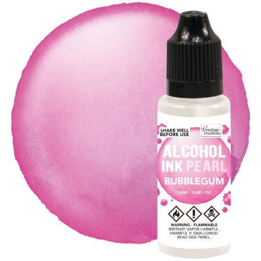 Picture of Couture Creations Pearl Alcohol Ink | Μελάνι Οινοπνεύματος Pearl 12ml - Bubblegum