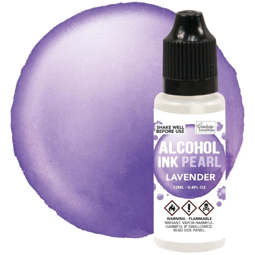Picture of Couture Creations Pearl Alcohol Ink | Μελάνι Οινοπνεύματος Pearl 12ml - Lavender