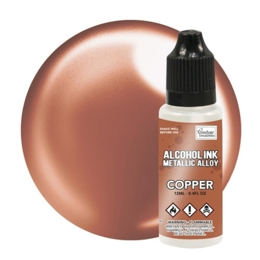 Picture of Couture Creations Metallic Alloys Alcohol Ink | Μελάνι Οινοπνεύματος Metallic 12ml - Copper