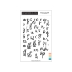 Picture of Concord & 9th Clear Stamps Set Σετ Διάφανες Σφραγίδες  - Lovely Letters Lowercase, 41τεμ