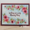 Picture of Art Impressions Bible Journaling Clear Stamps Διάφανες Σφραγίδες - Poppy Border set, 2τεμ