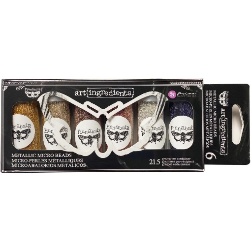 Picture of Finnabair Art Ingredients Micro Beads Set of 6 - Metallics