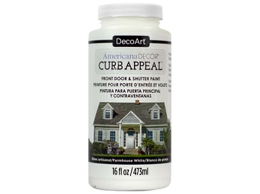 Picture of DecoArt Americana Curb Appeal Paint 16oz - Farmhouse White