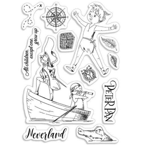 Picture of Ciao Bella Stamping Art Διάφανες Σφραγίδες 4'' x 6'' - Peter Pan, 12τεμ.