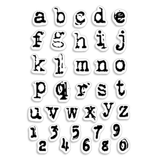 Picture of Ciao Bella Διάφανες Σφραγίδες 4'' x 6'' - Reporter Lowercase Alphabet, 36τεμ.