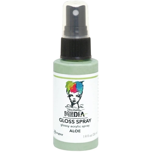 Picture of Dina Wakley Media Gloss Sprays | Ακρυλικό Χρώμα σε Σπρέι με Gloss Φινίρισμα, Aloe