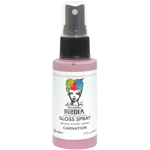 Picture of Dina Wakley Media Gloss Sprays | Ακρυλικό Χρώμα σε Σπρέι με Gloss Φινίρισμα, Carnation