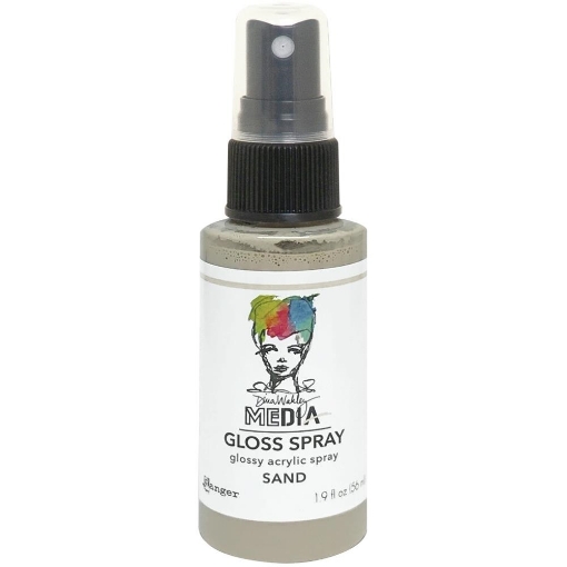 Picture of Dina Wakley Media Gloss Sprays | Ακρυλικό Χρώμα σε Σπρέι με Gloss Φινίρισμα, Sand