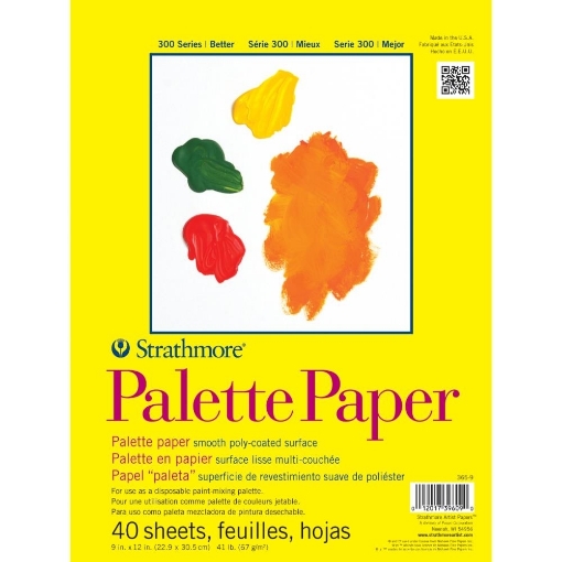 Picture of Strathmore 300 Series Palette Paper Pad 23 x 30 cm | Μπλοκ Χαρτιού Παλέτας για Ανάμειξη Χρωμάτων, 40 Φύλλα