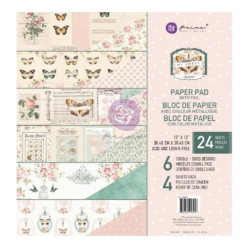Picture of Prima Marketing My Sweet Μπλοκ Scrapbooking Διπλής Όψης 12"X12"