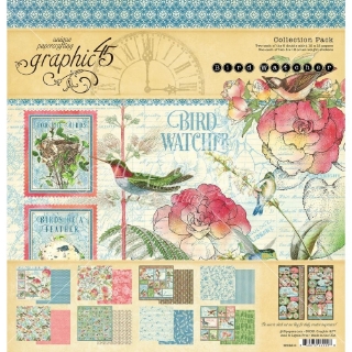 Picture of Graphic 45 Μπλοκ Scrapbooking Διπλής Όψης 12"X12" – Bird Watcher
