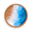 Picture of American Crafts Color Pour Resin Coasters - Wood Tray