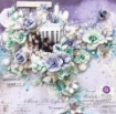 Picture of Prima Marketing Watercolor Floral Μπλοκ Scrapbooking Διπλής Όψης 12"X12"