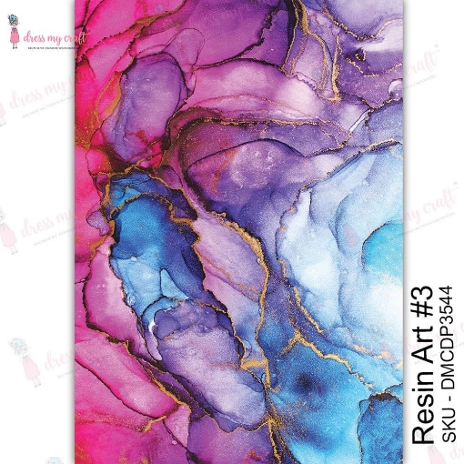 Picture of Dress My Craft Φύλλο Μεταφοράς Εικόνας A4 - Resin Art #3