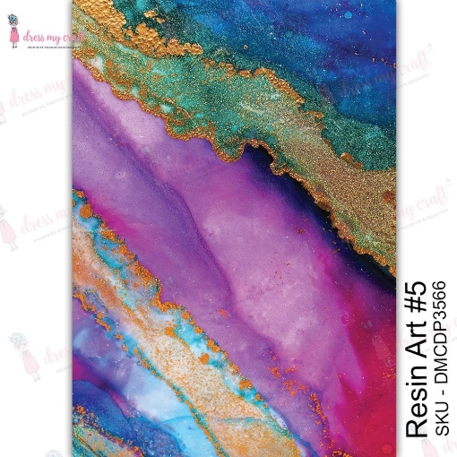 Picture of Dress My Craft Φύλλο Μεταφοράς Εικόνας A4 - Resin Art #5