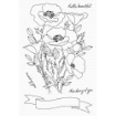 Picture of My Favorite Things Clearly Sentimental Stamps 4"X6" - Wild Poppies