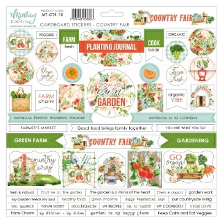 Picture of Mintay Papers Chipboard Stickers - Country Fair, 56pcs