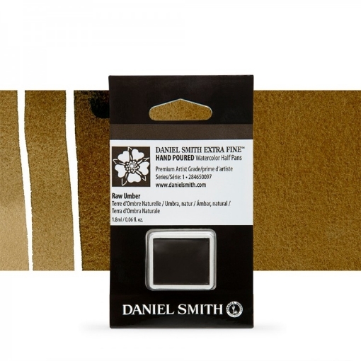 Picture of Daniel Smith Extra Fine Watercolor | Χρώμα Ακουαρέλας Half Pan – Raw Umber