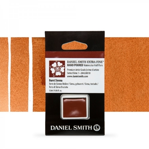 Picture of Daniel Smith Extra Fine Watercolor | Χρώμα Ακουαρέλας Half Pan – Burnt Sienna