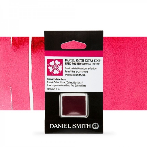 Picture of Daniel Smith Extra Fine Watercolor | Χρώμα Ακουαρέλας Half Pan – Quinacridone Rose