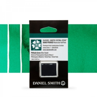 Picture of Daniel Smith Extra Fine Watercolor | Χρώμα Ακουαρέλας Half Pan – Phthalo Green (Blue Shade)