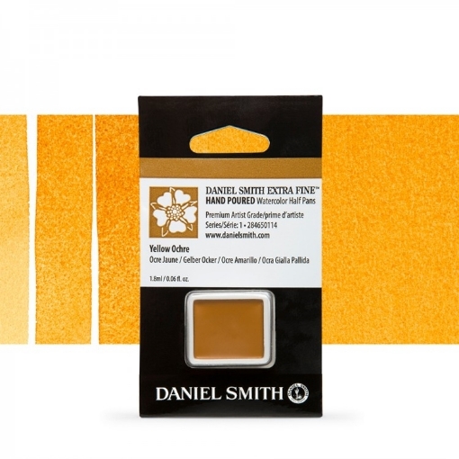 Picture of Daniel Smith Extra Fine Watercolor | Χρώμα Ακουαρέλας Half Pan – Yellow Ochre
