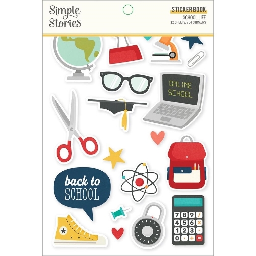 Picture of Simple Stories Μπλοκ αυτοκόλλητων – School Life