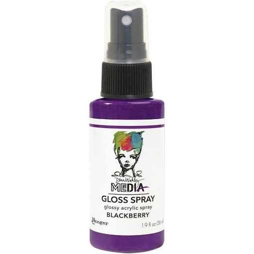 Picture of Dina Wakley Media Gloss Sprays | Ακρυλικό Χρώμα σε Σπρέι με Gloss Φινίρισμα, Blackberry
