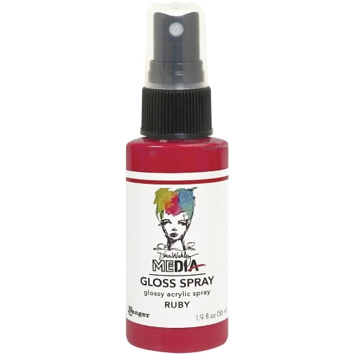 Picture of Dina Wakley Media Gloss Sprays | Ακρυλικό Χρώμα σε Σπρέι με Gloss Φινίρισμα, Ruby