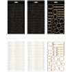 Picture of Tim Holtz Idea-Ology Μπλοκ Αυτοκόλλητων 4.5"x8.5" - Metallic, 354τεμ.