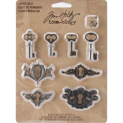 Picture of Tim Holtz Idea-Ology - Μεταλλικά Διακοσμητικά Στοιχεία, Locket Keys 