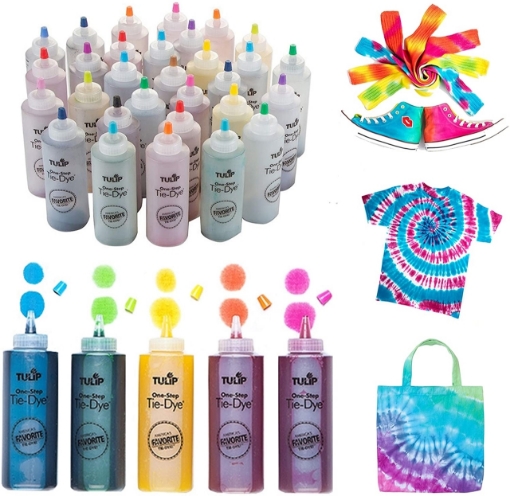 Picture of Tulip One-Step Tie-Dye Kit - Ultimate Party Bundle - Rainbow (141 τεμ/ 90 projects)