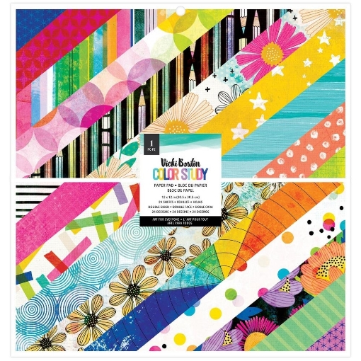 Picture of Vicki Boutin Color Study Μπλοκ Scrapbooking Διπλής Όψης 12"X12" 