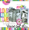 Picture of Vicki Boutin Color Study Αυτοκόλλητα  6"X12" - Icon & Phrase W/Foil Accents