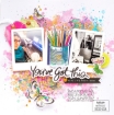 Picture of Vicki Boutin Color Study Αυτοκόλλητα  6"X12" - Icon & Phrase W/Foil Accents