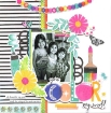 Picture of Vicki Boutin Color Study Αυτοκόλλητα  6"X12" - Icon & Phrase W/Foil Accents