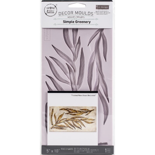 Picture of Prima Re-Design Decor Moulds Καλούπι Σιλικόνης 5'' x 10'' - Simple Greenery